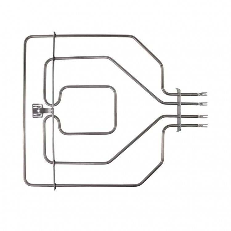 фото ТЭН духовки 2800W(1300+1500), нерж, L375х360мм, верхний, Neff, Siemens, Bosch, 240V, 748052