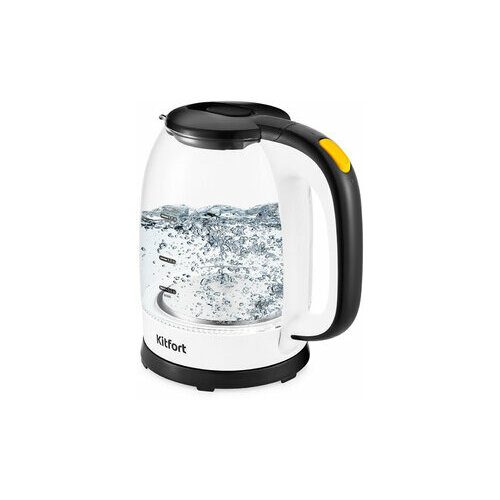 KITFORT Чайник электрический Kitfort КТ-6192 17л 2200Вт черныйбелый корпус стеклопластик 278000₽