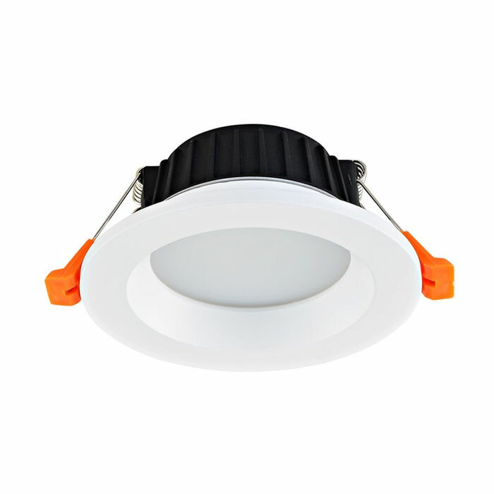 Donolux LED Ritm cветильник встраиваемый, 7W, 532Lm, D110хH55мм, со сменой цвета 3000-6000К, IP44, 120°, Ra>80, монтаж. D85мм, корпус белый+Dim источник питания. Управление только с DL18891/Remote Control