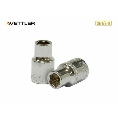 vettler головка 6 гранная глубокая 1 2dr 8 мм vettler VETTLER Головка 6-гранная 1/2DR 11 мм (VETTLER)