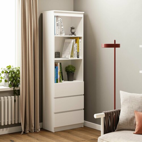 Стеллаж Мори МСТ 6003 Белый с ящиками 9417₽