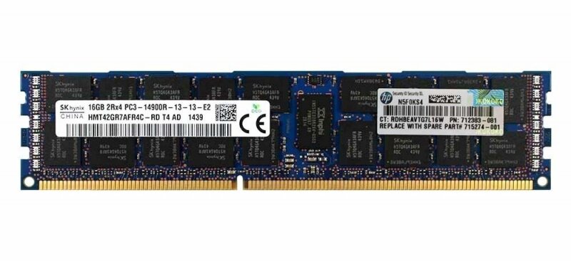 Оперативная память HP 712383-081 DDRIII 16Gb