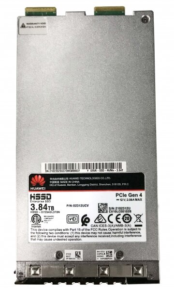 Жесткий диск Huawei 02312UCV 3.84Tb NVMe 2.5" SSD