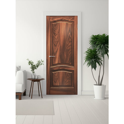 Плотная виниловая самоклеящаяся интерьерная наклейка на дверь 80х210 см, самоклейка на шкаф, мебель