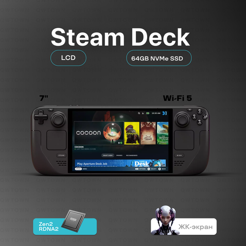 Игровая приставка Valve Steam Deck 512Gb Black !