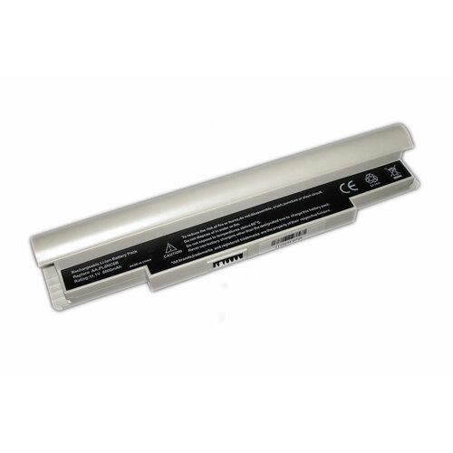 Аккумуляторная батарея для ноутбука Samsung Mini NC10 (AA-PB6NC6E) 5200mAh OEM белая аккумулятор для black