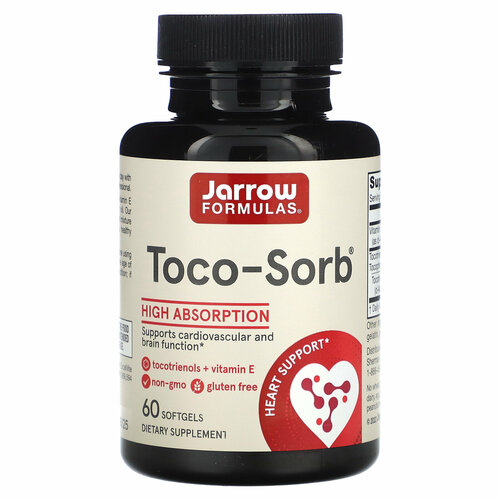 Jarrow Formulas, Toco-Sorb, 60 капсул