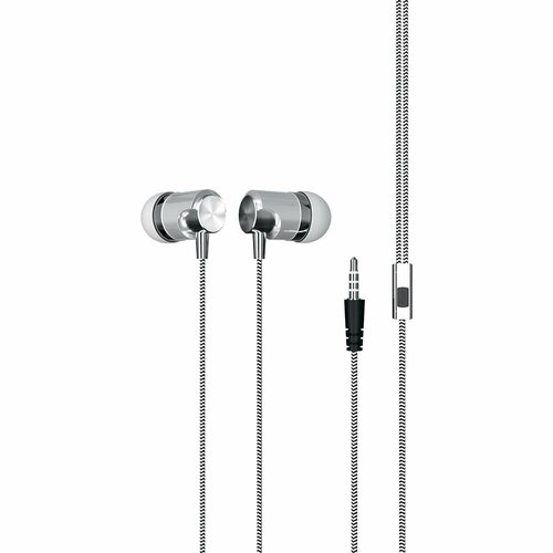 Наушники-гарнитура Red Line E04 Jack 35mm серебро 360₽