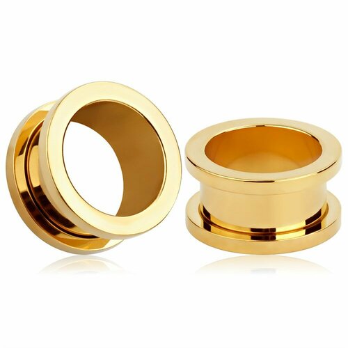 Комплект серег , размер 6 мм, золотой