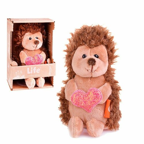 Мягкая игрушка Ёжик Колюнчик Робкая нежность в коробке 12x10x18см OS001-163-15 1261₽