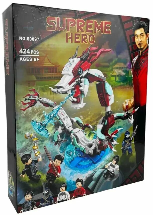 Конструктор Шан-чи "Битва в древней деревне", 424 дет. NO.60097