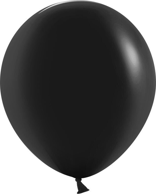 Шар (18'/46 см) Черный, пастель, 25 шт.