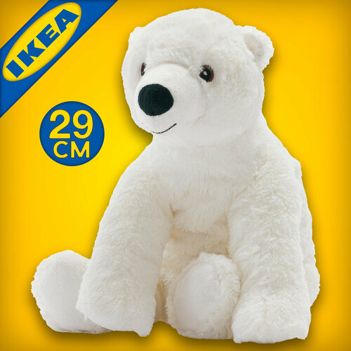 Мягкая игрушка IKEA белый мишка 29 см сделано в Индонезии 2499₽
