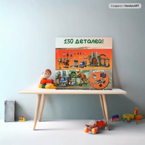 Конструктор для детей «Побег Ти-Рекса» - 