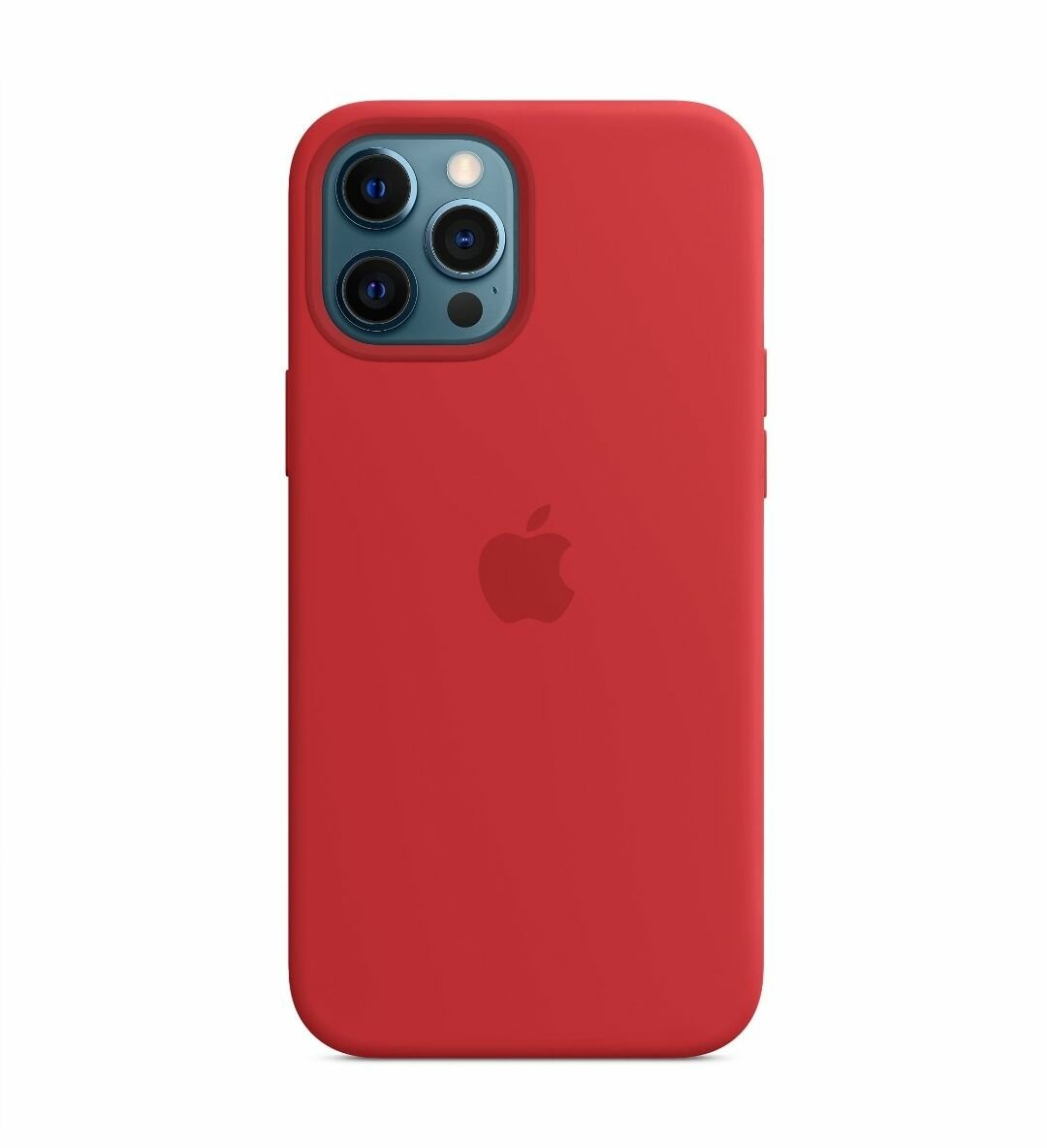 IPhone 12 pro Max красный чехол для айфон 12 про макс Silicone case