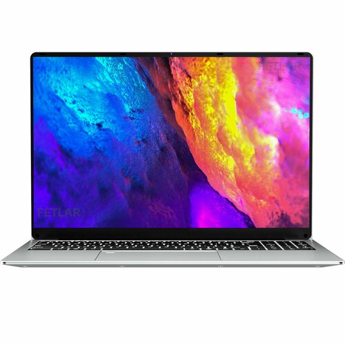 Fetlar Ноутбук 16 Intel Processor N100 RAM 16 ГБ SSD 512 ГБ Intel UHD Graphics Windows 10 pro серебристый Русская раскладка 5900600₽