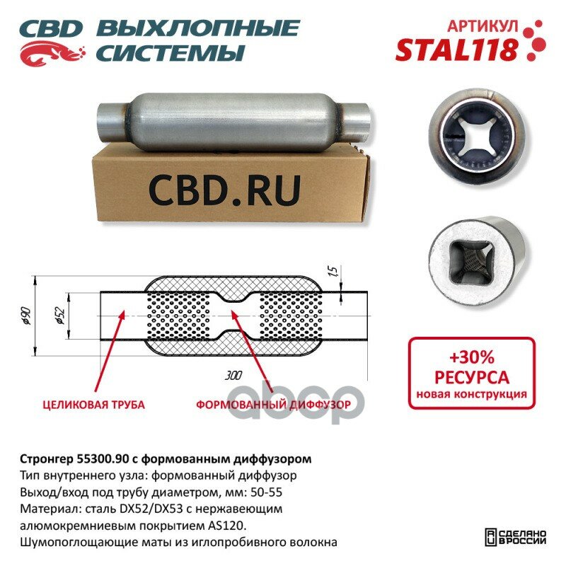 Стронгер 55300.90 С Перфорированным Диффузором. Cbd. Stal118 CBD арт. STAL118