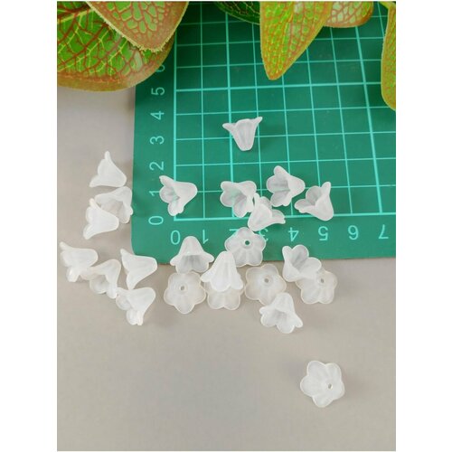 Цветок акрил 10штук