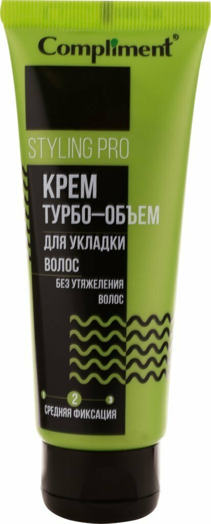 Крем для укладки волос COMPLIMENT Styling pro средняя фиксация, 75мл, Россия, 75 мл