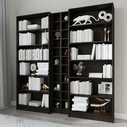 Стеллаж Стоп Мебель Билли 01 размер 200х28х202 Венге 21890₽