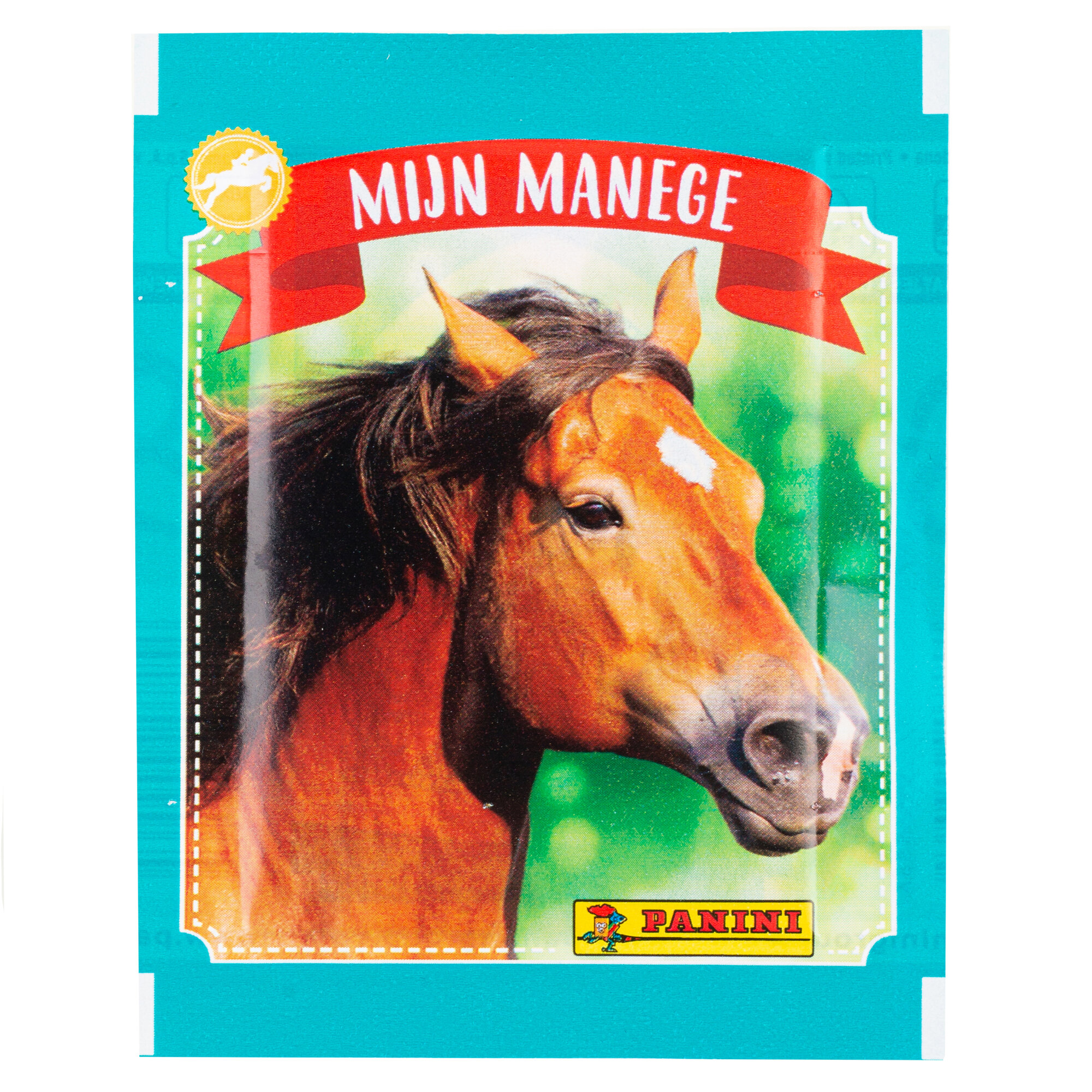 Бокс с наклейками Panini Панини HORSES / лошади 36 пакетиков в боксе — фото 1