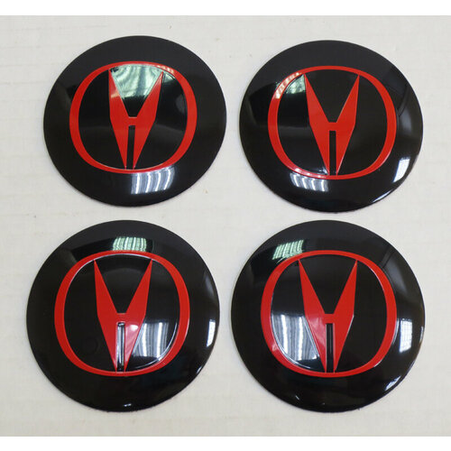 Наклейка OR-6 Acura на автомоб колпаки диски диаметр 65мм пластик комп 4шт 900₽