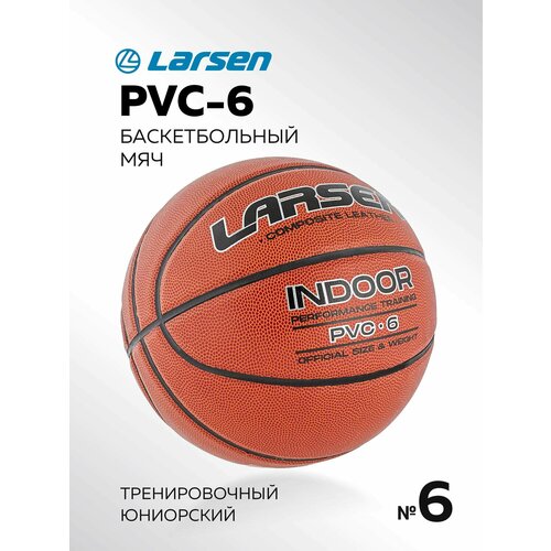 Мяч баскетбольный Larsen PVC-6 (ECE) мяч баскетбольный it100958