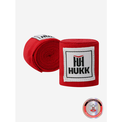 Бинты Hukk 2.5 м, 2 шт. Красный; RUS: Без размера, Ориг: one size бинты hukk 4 5 м 2 шт черный rus без размера ориг one size