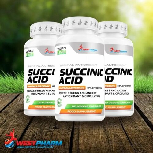 Westpharm Vegan Line Succinic Acid 60 Capsules