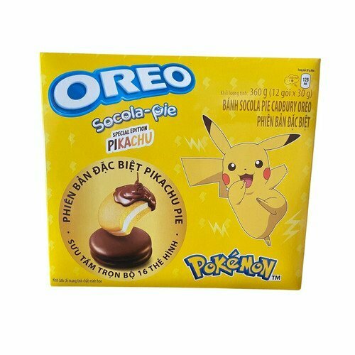 Печенье Oreo Cadbury Chocolate Pie Pikachu Version, 360 г