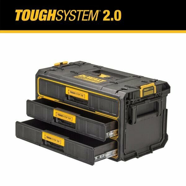 Ящик для инструментов Dewalt Tough System 3 ячейки DWST083301