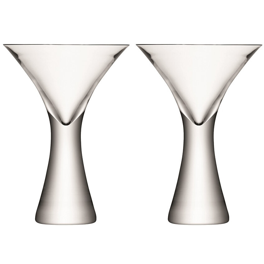 Набор из 2-х стеклянных бокалов для коктейлей Moya, 300 мл, прозрачный, серия Бокалы и фужеры, LSA International, G846-11-985