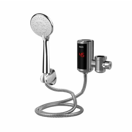 Водонагреватель проточный серый с душевой лейкойOasis NS 3 кВт 479000₽