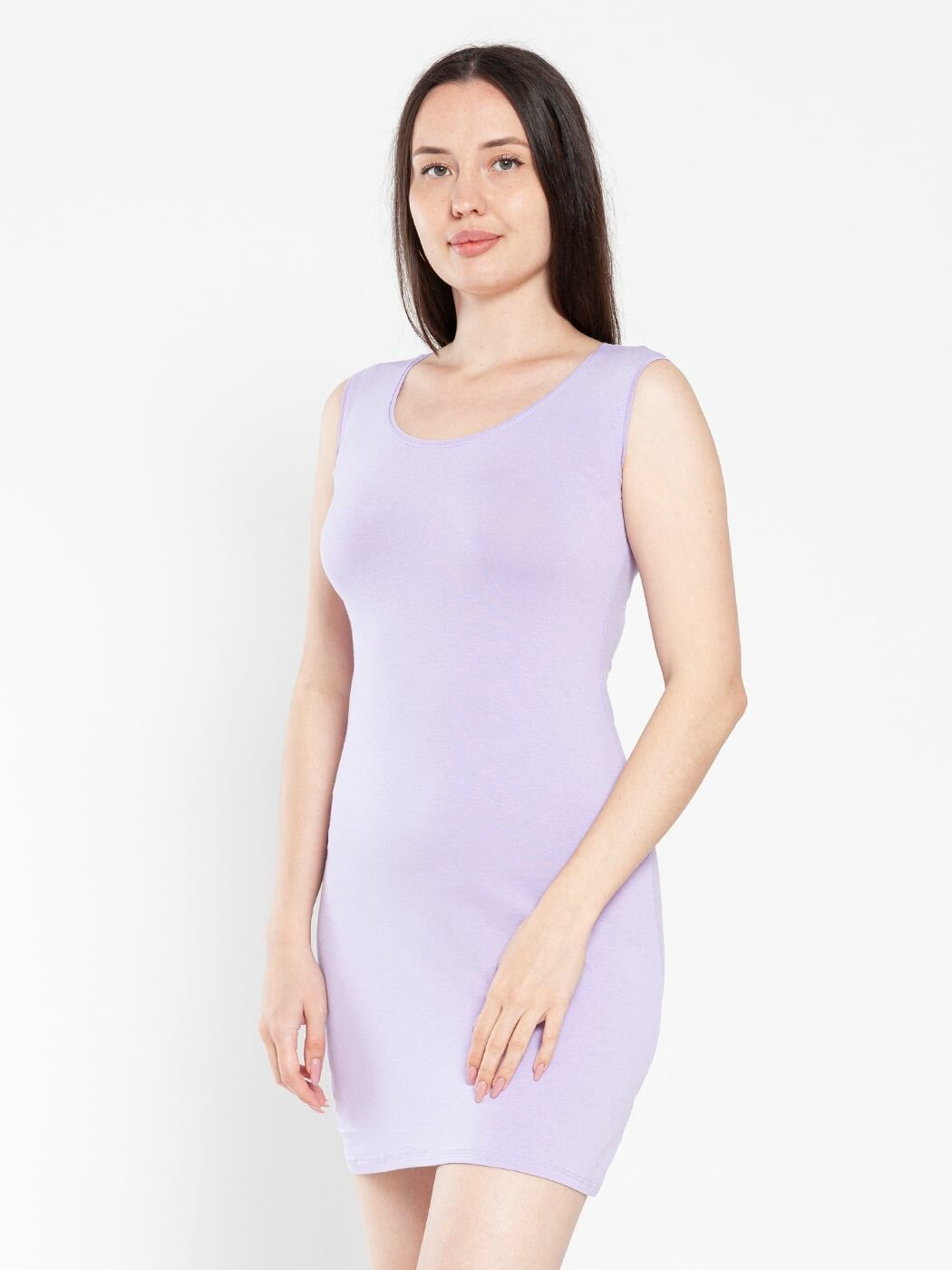 Платье Magic lady Базовая коллекция, размер 44-46, лиловый