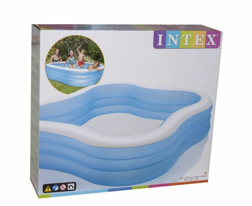 Обзор: Детский надувной бассейн INTEX 229х229х56см 