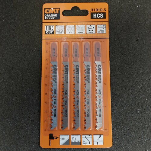 Пилки лобзиковые деревочистовой рез СМТ Италия комплект 5 штук 805₽