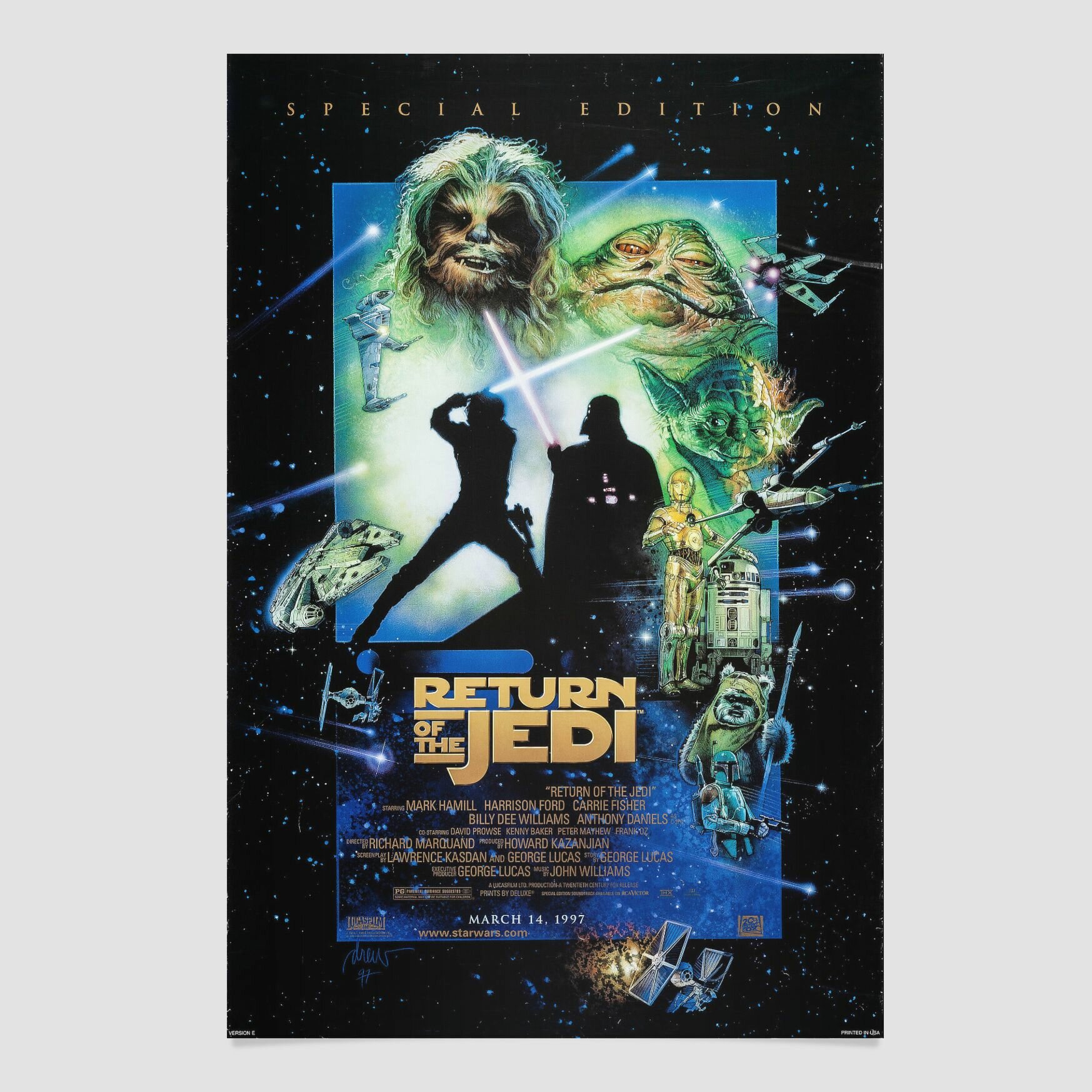 Постер (плакат) Звёздные Войны: Эпизод 6 Возвращение Джедая 40x60 см. от Poster4me