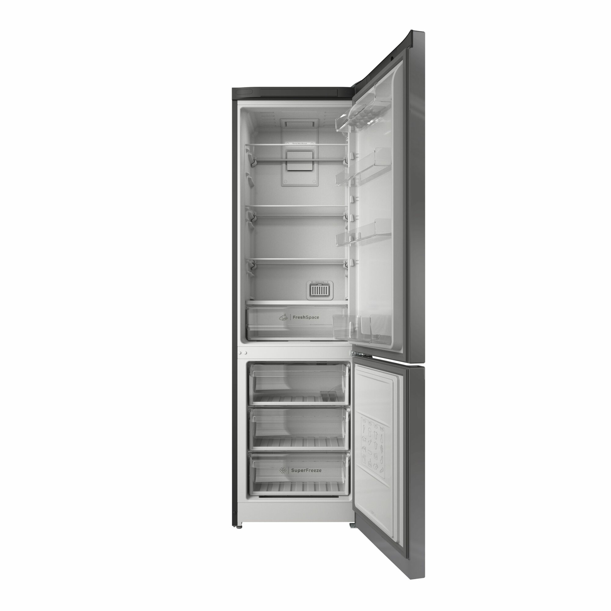 Двухкамерный холодильник Indesit ITS 5200 G, No Frost, серебристый — фото 1