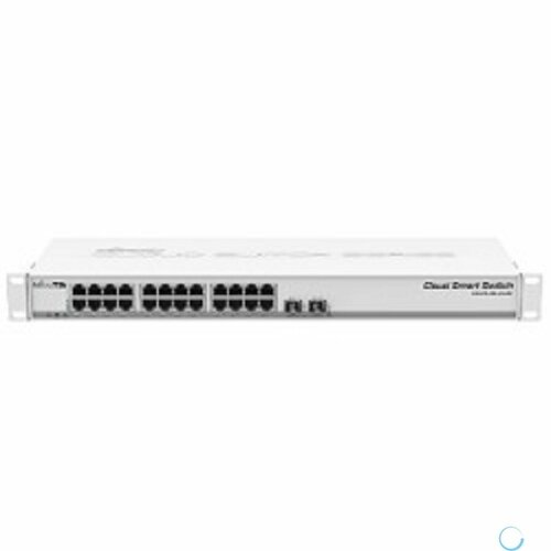 Коммутатор MikroTik CSS326-24G-2SRM L2 24x1Гбитс 2SFP управляемый 25930₽