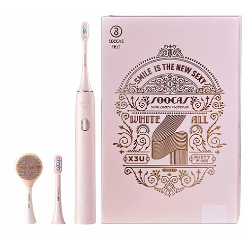 Электрическая зубная щётка Soocas X3U Sonic Electric Toothbrush Pink Set 3490₽