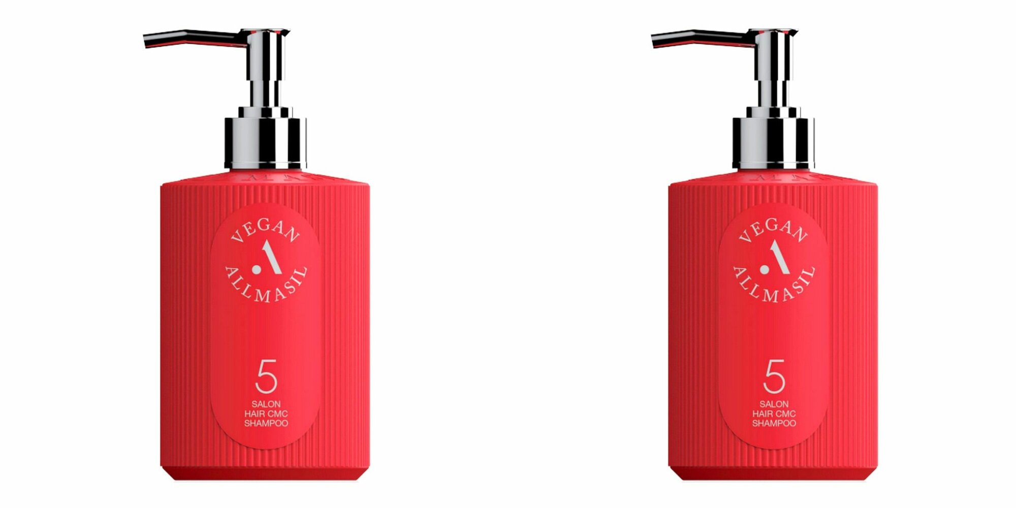 ALLMASIL Шампунь для волос 5 Salon Hair CMC Shampoo, восстанавливающий с аминокислотами, 500 мл, 2 шт.