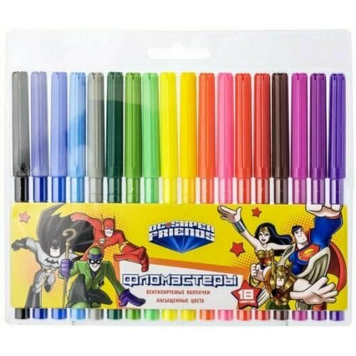 Набор смываемых фломастеров ACTION DC COMICS 18 цветов 249₽