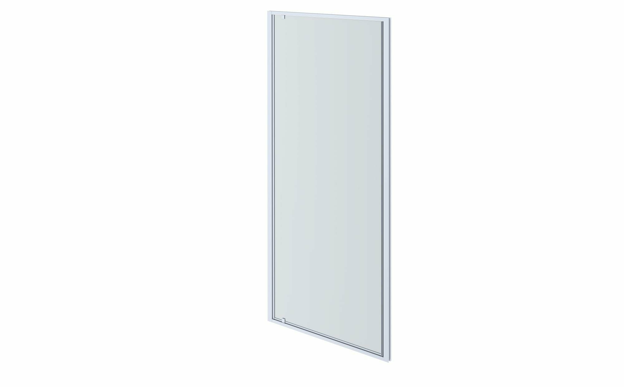 AQ NAA 6211-100 (новый артикул AQ ARI PI 10020CH) Душевая дверь распашная 1000x2000 профиль хром стекло прозрачное