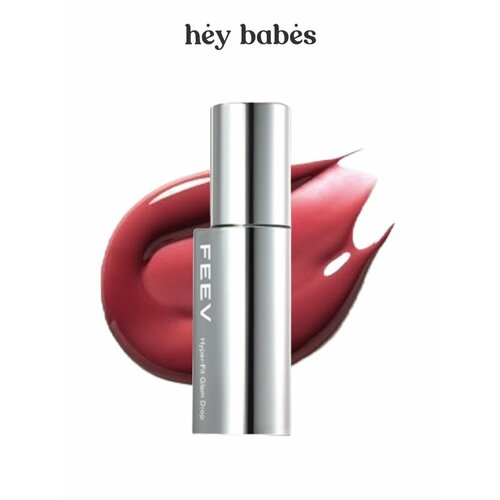 Глянцевый блеск-тинт для губ FEEV Hyper-fit Glam Drop Mauve Sugar