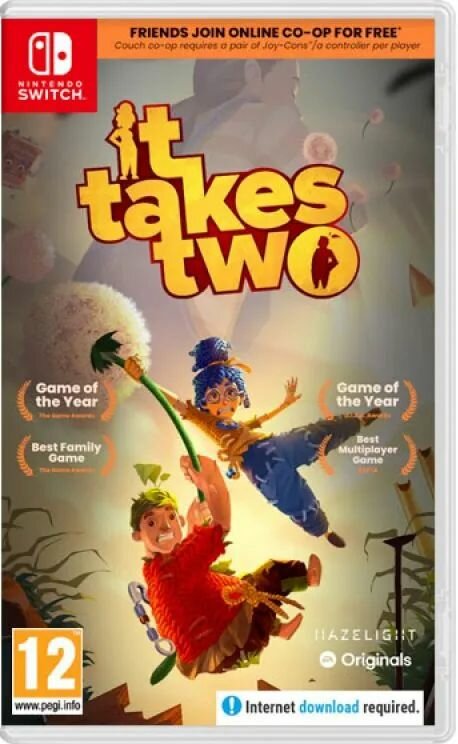 Игра на картридже It Takes Two (Nintendo Switch, Русские субтитры)