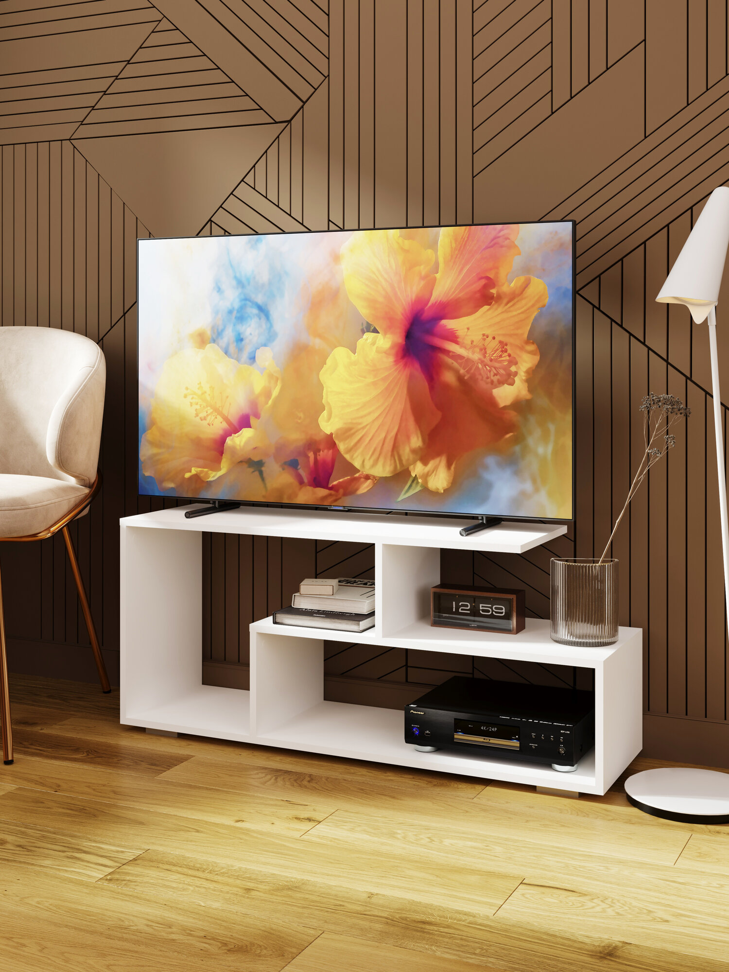 фото Тумба под телевизор ТВ напольная