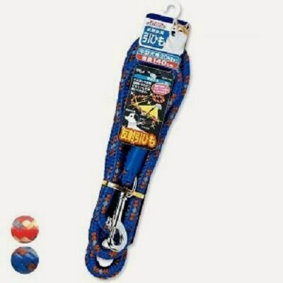 Изображение товара Поводок для собак Japan Premium Pet особо прочный со светоотражением, цвет синий, длина 1.4 м