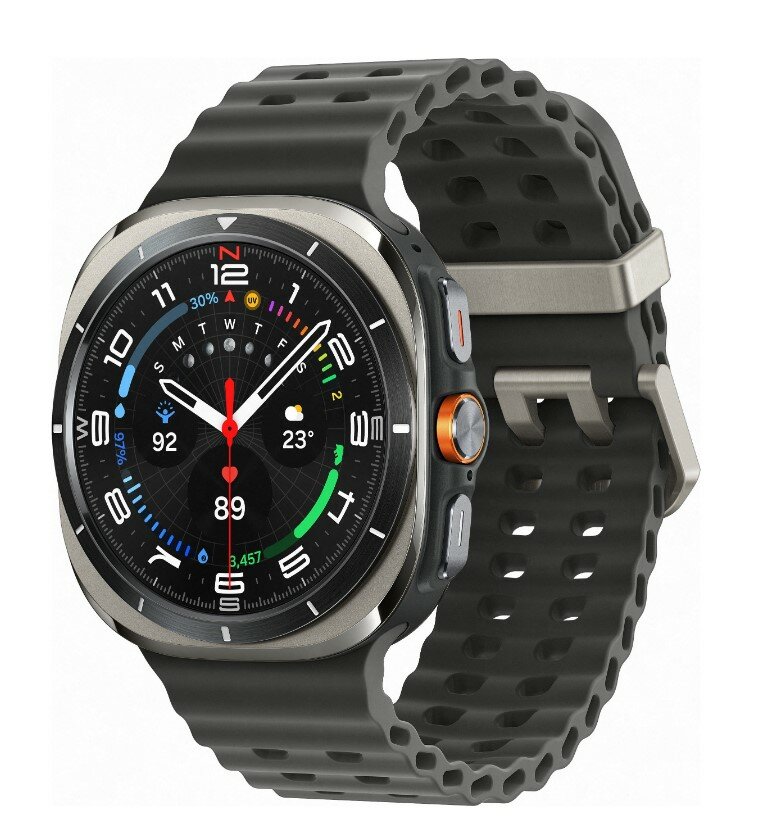 Samsung Умные часы Samsung Galaxy Watch 7 Ultra 47 мм LTE (Серебристый)