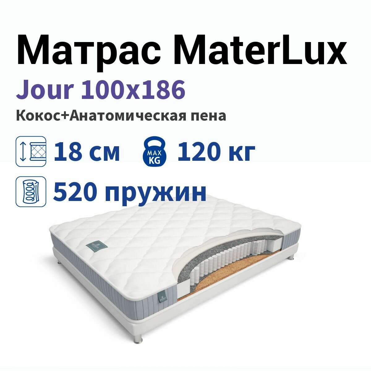 Матрас Materlux Jour 100х186