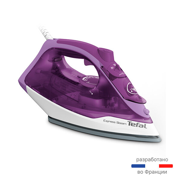 Утюг Tefal Express Steam FV2836E0, мощность 2400Вт, подошва керамика